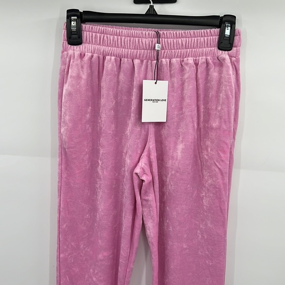 🆕Generation Love Bubblegum Pink Soft Ivy Joggers Loungers Track Choose Love - Picture 3 of 12